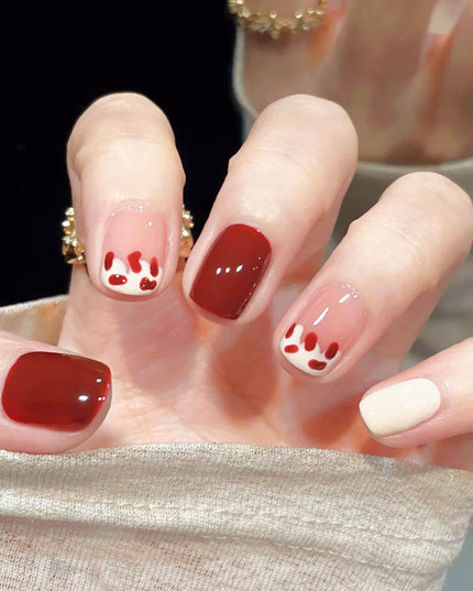 Elegant Minimalist Press-On Nail Set (24pcs) (DESIGN 7634)