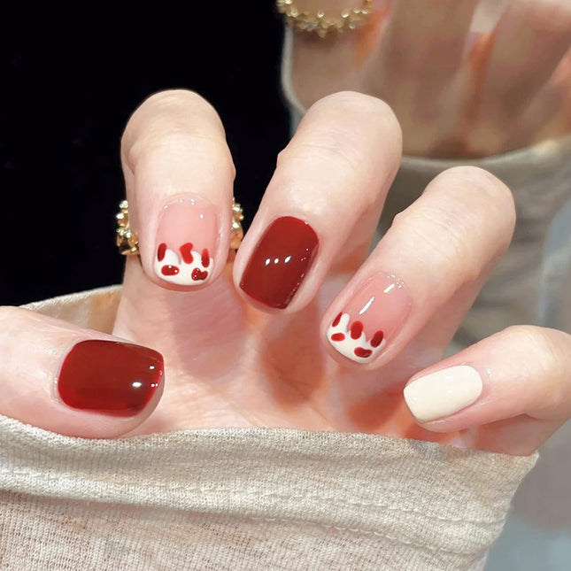 Elegant Minimalist Press-On Nail Set (24pcs) (DESIGN 7634)