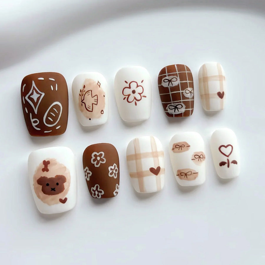 Elegant Minimalist Press-On Nail Set (24pcs) (DESIGN 7627)