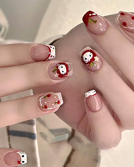 Elegant Minimalist Press-On Nail Set (24pcs) (DESIGN 7538)