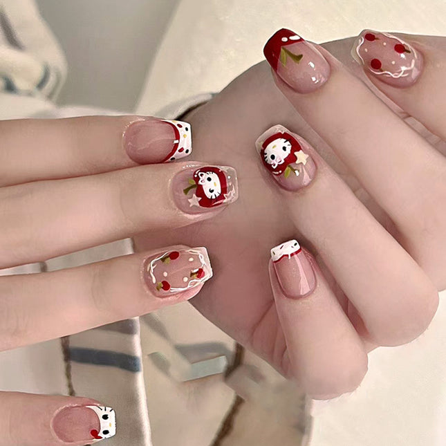 Elegant Minimalist Press-On Nail Set (24pcs) (DESIGN 7538)