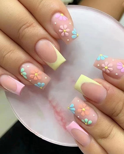 Elegant Minimalist Press-On Nail Set (24pcs) (DESIGN 7479)