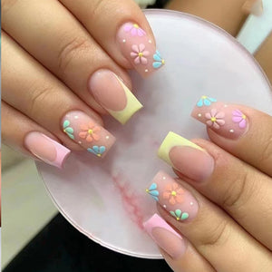 Elegant Minimalist Press-On Nail Set (24pcs) (DESIGN 7479)