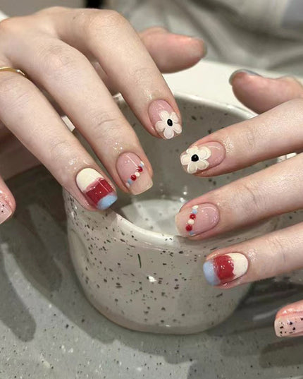 Elegant Minimalist Press-On Nail Set (24pcs) (DESIGN 7550)
