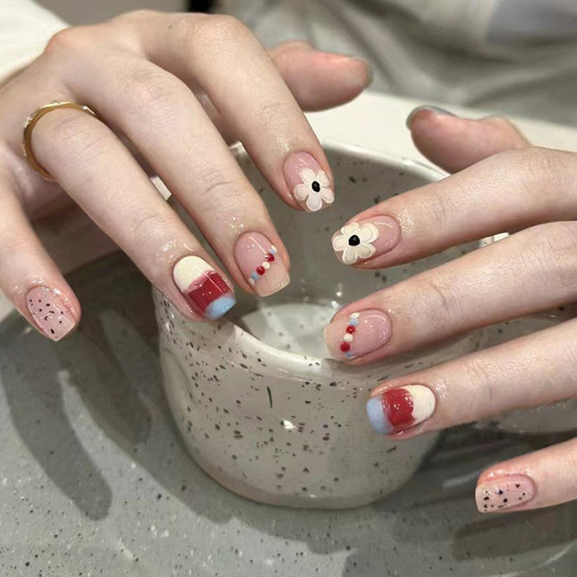 Elegant Minimalist Press-On Nail Set (24pcs) (DESIGN 7550)