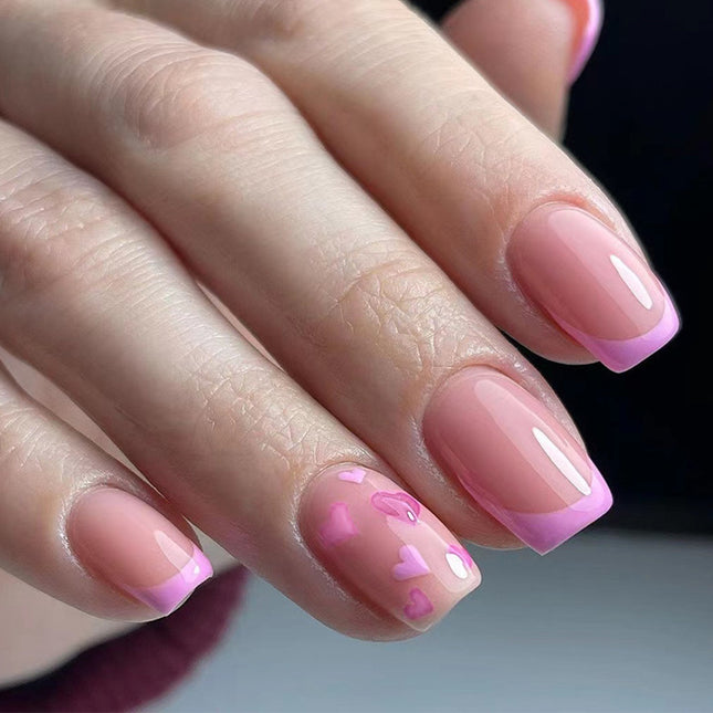 Elegant Minimalist Press-On Nail Set (24pcs) (DESIGN 7573)