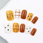 Elegant Minimalist Press-On Nail Set (24pcs) (DESIGN 7585)