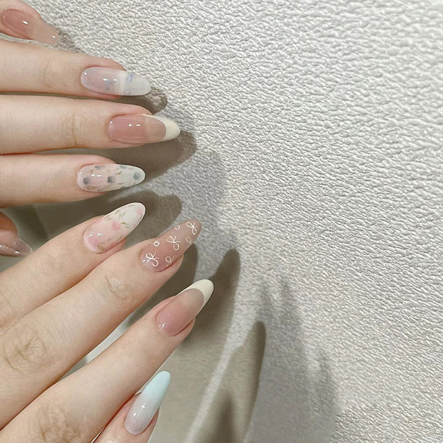 Elegant Minimalist Press-On Nail Set (24pcs) (DESIGN 7522)