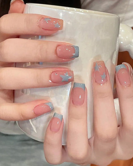 Elegant Minimalist Press-On Nail Set (24pcs) (DESIGN 7580)