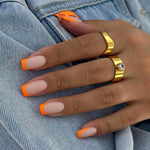 Elegant Minimalist Press-On Nail Set (24pcs) (DESIGN 7348)
