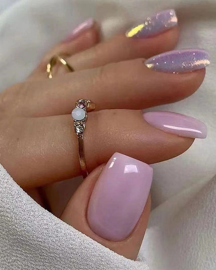 Elegant Minimalist Press-On Nail Set (24pcs) (DESIGN 7394)