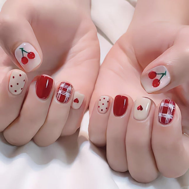 Elegant Minimalist Press-On Nail Set (24pcs) (DESIGN 7630)