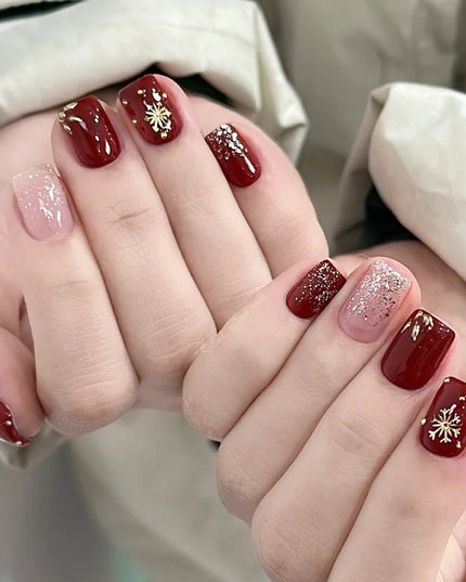 Elegant Minimalist Press-On Nail Set (24pcs) (DESIGN 7579)
