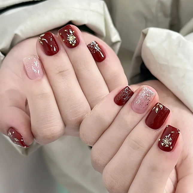 Elegant Minimalist Press-On Nail Set (24pcs) (DESIGN 7579)