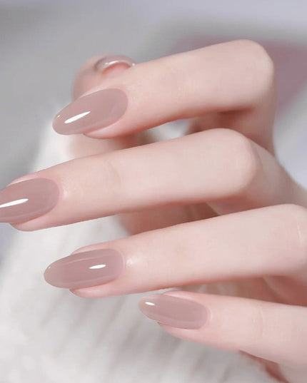 Elegant Minimalist Press-On Nail Set (24pcs) (DESIGN 7427)