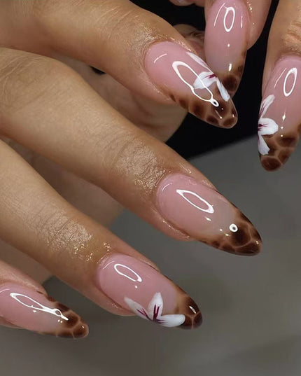 Elegant Minimalist Press-On Nail Set (24pcs) (DESIGN 7388)