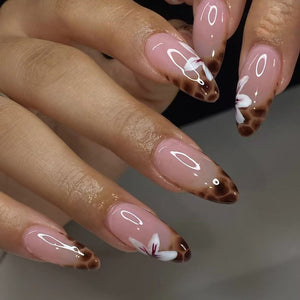 Elegant Minimalist Press-On Nail Set (24pcs) (DESIGN 7388)