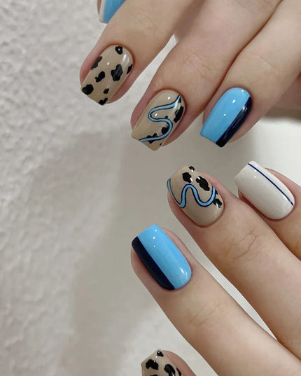 Elegant Minimalist Press-On Nail Set (24pcs) (DESIGN 7593)