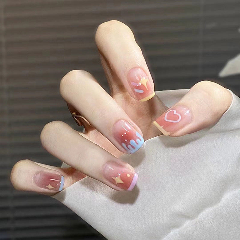 Elegant Minimalist Press-On Nail Set (24pcs) (DESIGN 7445)
