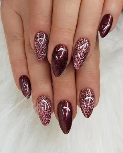 Elegant Minimalist Press-On Nail Set (24pcs) (DESIGN 7480)