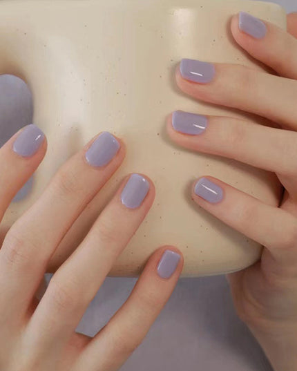 Elegant Minimalist Press-On Nail Set (24pcs) (DESIGN 7468)