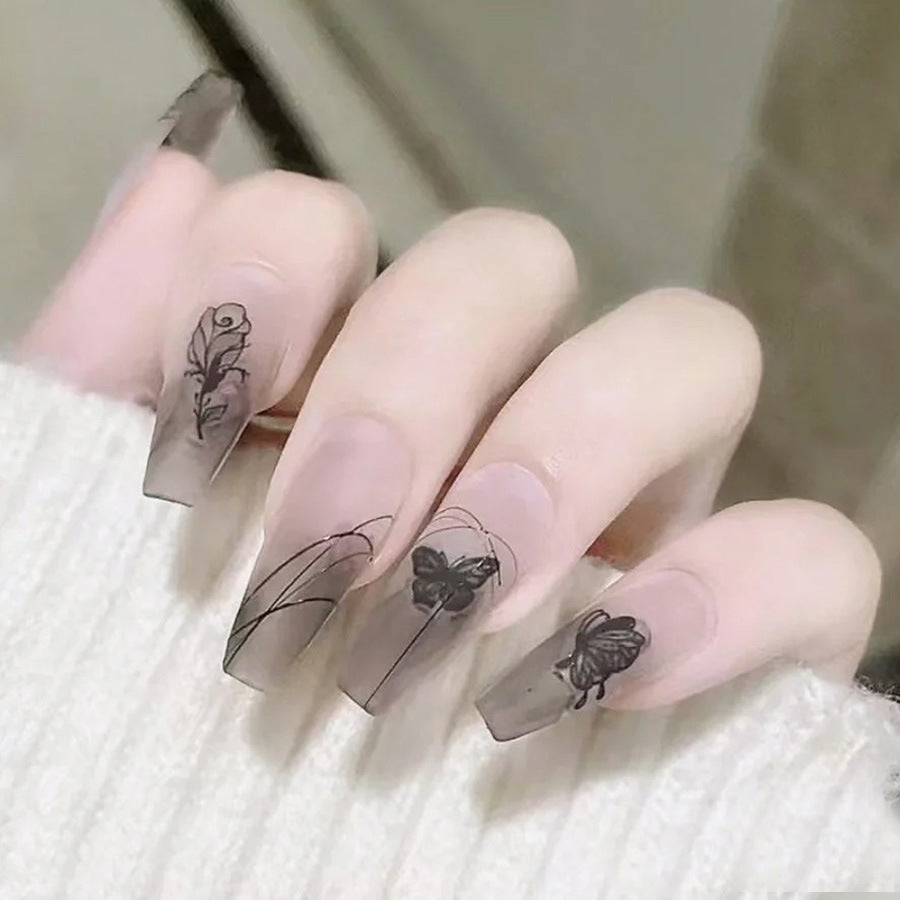 Elegant Minimalist Press-On Nail Set (24pcs) (DESIGN 7668)
