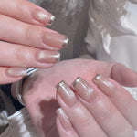 Elegant Minimalist Press-On Nail Set (24pcs) (DESIGN 7402)