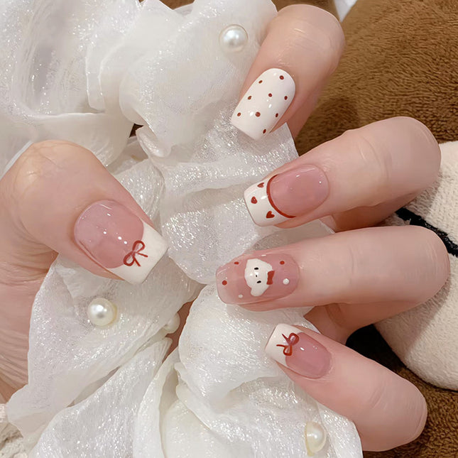 Elegant Minimalist Press-On Nail Set (24pcs) (DESIGN 7632)