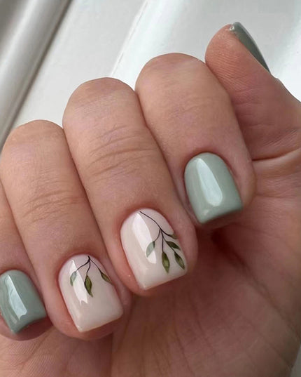 Elegant Minimalist Press-On Nail Set (24pcs) (DESIGN 7434)