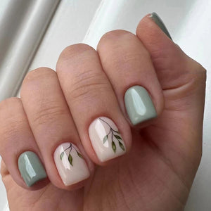 Elegant Minimalist Press-On Nail Set (24pcs) (DESIGN 7434)