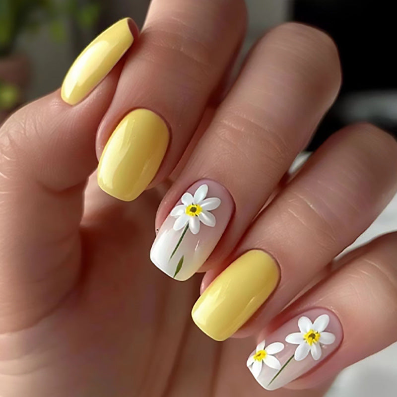 Elegant Minimalist Press-On Nail Set (24pcs) (DESIGN 7474)