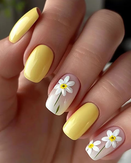Elegant Minimalist Press-On Nail Set (24pcs) (DESIGN 7474)