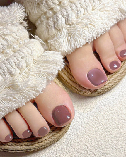 Elegant Minimalist Press-On Nail Set (24pcs) (DESIGN 7494)
