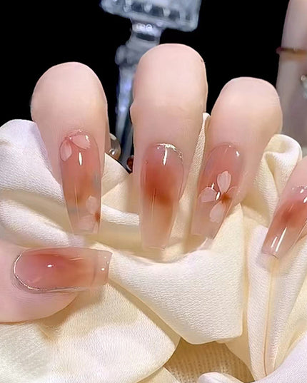 Elegant Minimalist Press-On Nail Set (24pcs) (DESIGN 7415)
