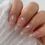 Elegant Minimalist Press-On Nail Set (24pcs) (DESIGN 7428)