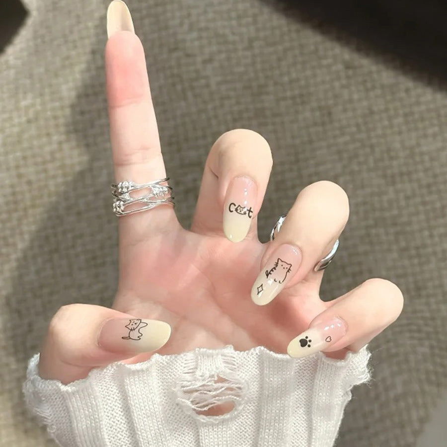 Elegant Minimalist Press-On Nail Set (24pcs) (DESIGN 7629)