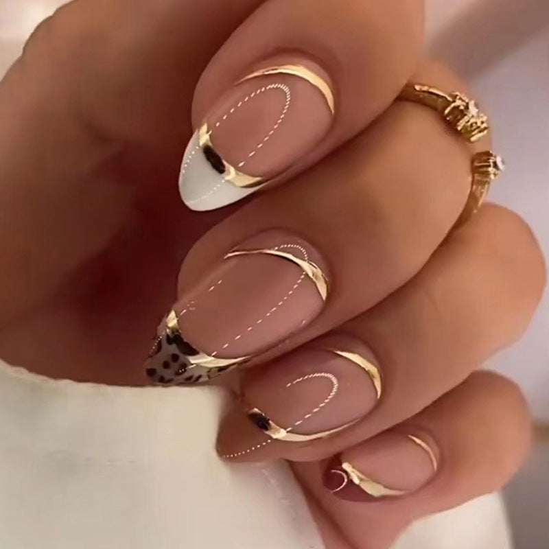 Elegant Minimalist Press-On Nail Set (24pcs) (DESIGN 7385)