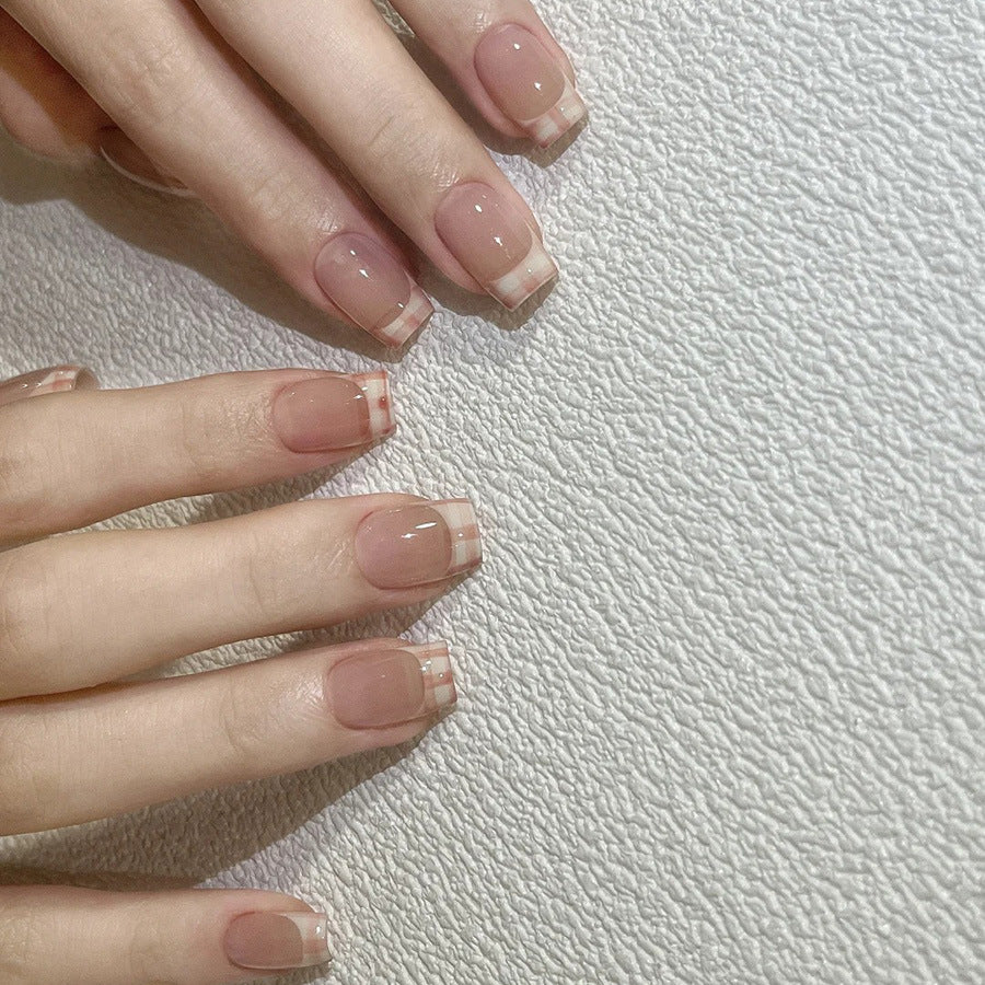 Elegant Minimalist Press-On Nail Set (24pcs) (DESIGN 7652)