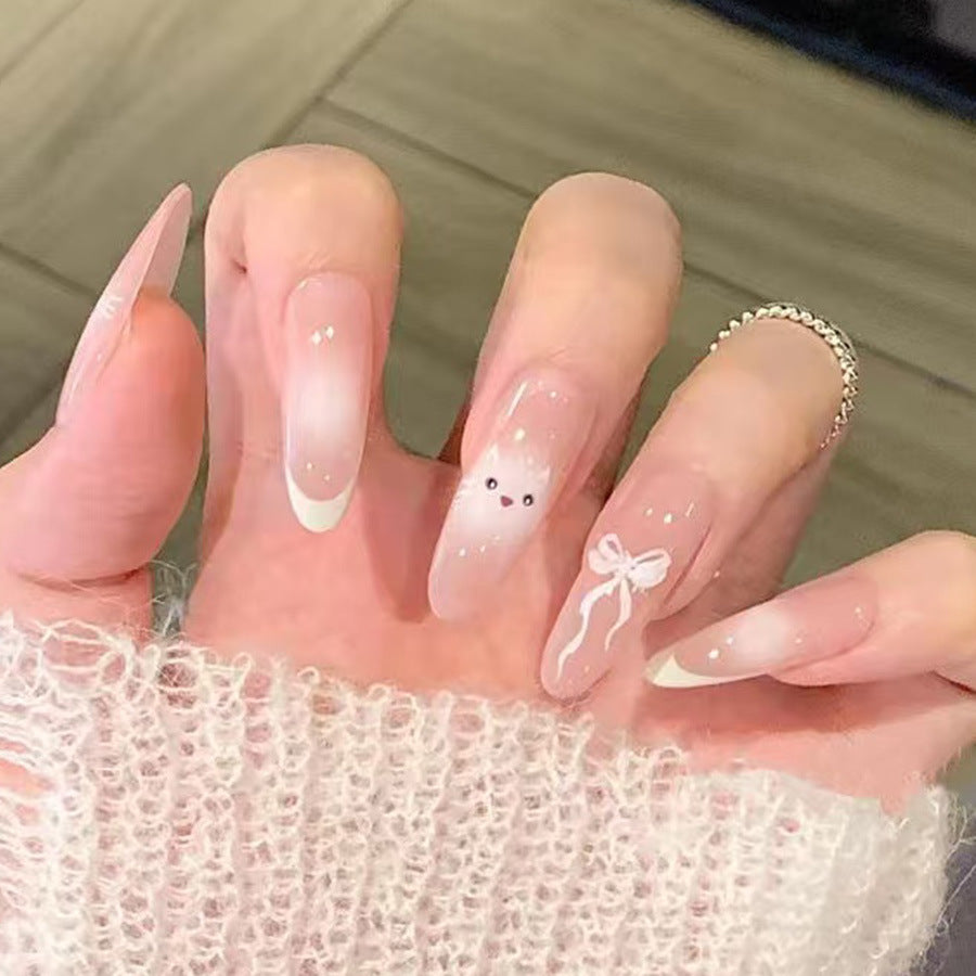 Elegant Minimalist Press-On Nail Set (24pcs) (DESIGN 7624)