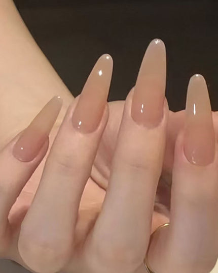 Elegant Minimalist Press-On Nail Set (24pcs) (DESIGN 7306)