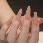 Elegant Minimalist Press-On Nail Set (24pcs) (DESIGN 7306)