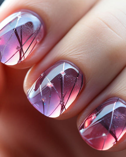 Elegant Minimalist Press-On Nail Set (24pcs) (DESIGN 7341)