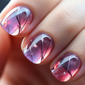 Elegant Minimalist Press-On Nail Set (24pcs) (DESIGN 7341)