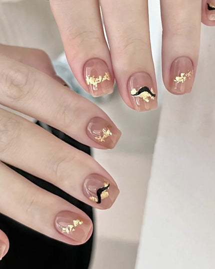 Elegant Minimalist Press-On Nail Set (24pcs) (DESIGN 7601)