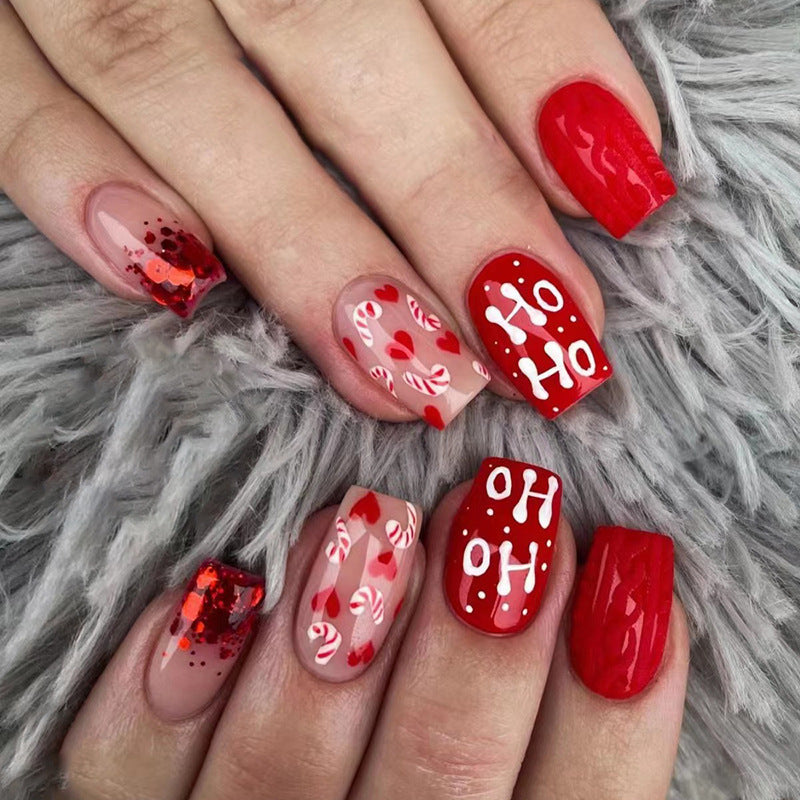 Elegant Minimalist Press-On Nail Set (24pcs) (DESIGN 7438)