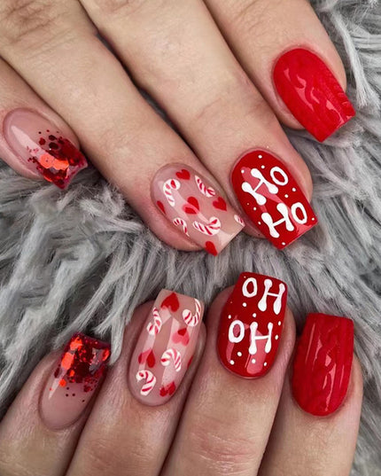 Elegant Minimalist Press-On Nail Set (24pcs) (DESIGN 7438)