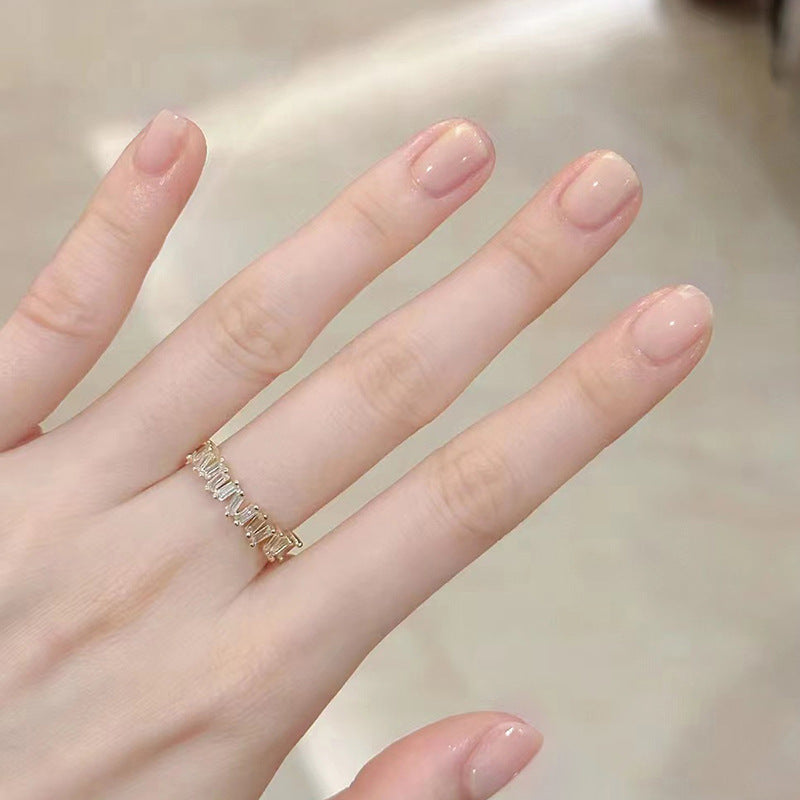 Elegant Minimalist Press-On Nail Set (24pcs) (DESIGN 7467)