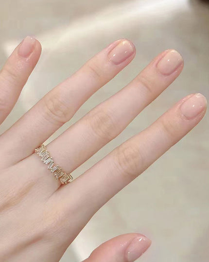 Elegant Minimalist Press-On Nail Set (24pcs) (DESIGN 7467)