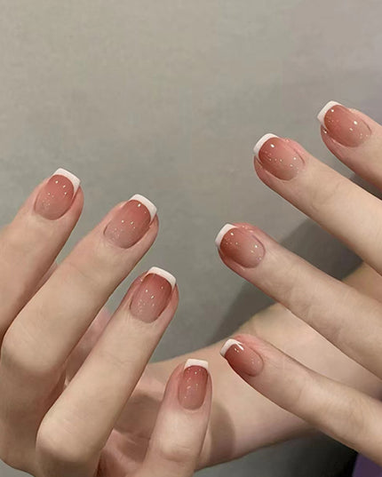 Elegant Minimalist Press-On Nail Set (24pcs) (DESIGN 7530)