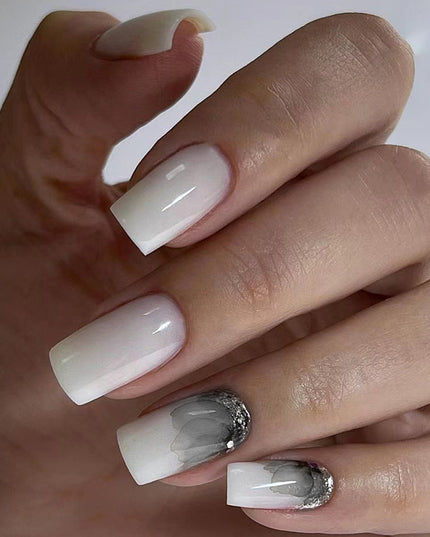 Elegant Minimalist Press-On Nail Set (24pcs) (DESIGN 7482)